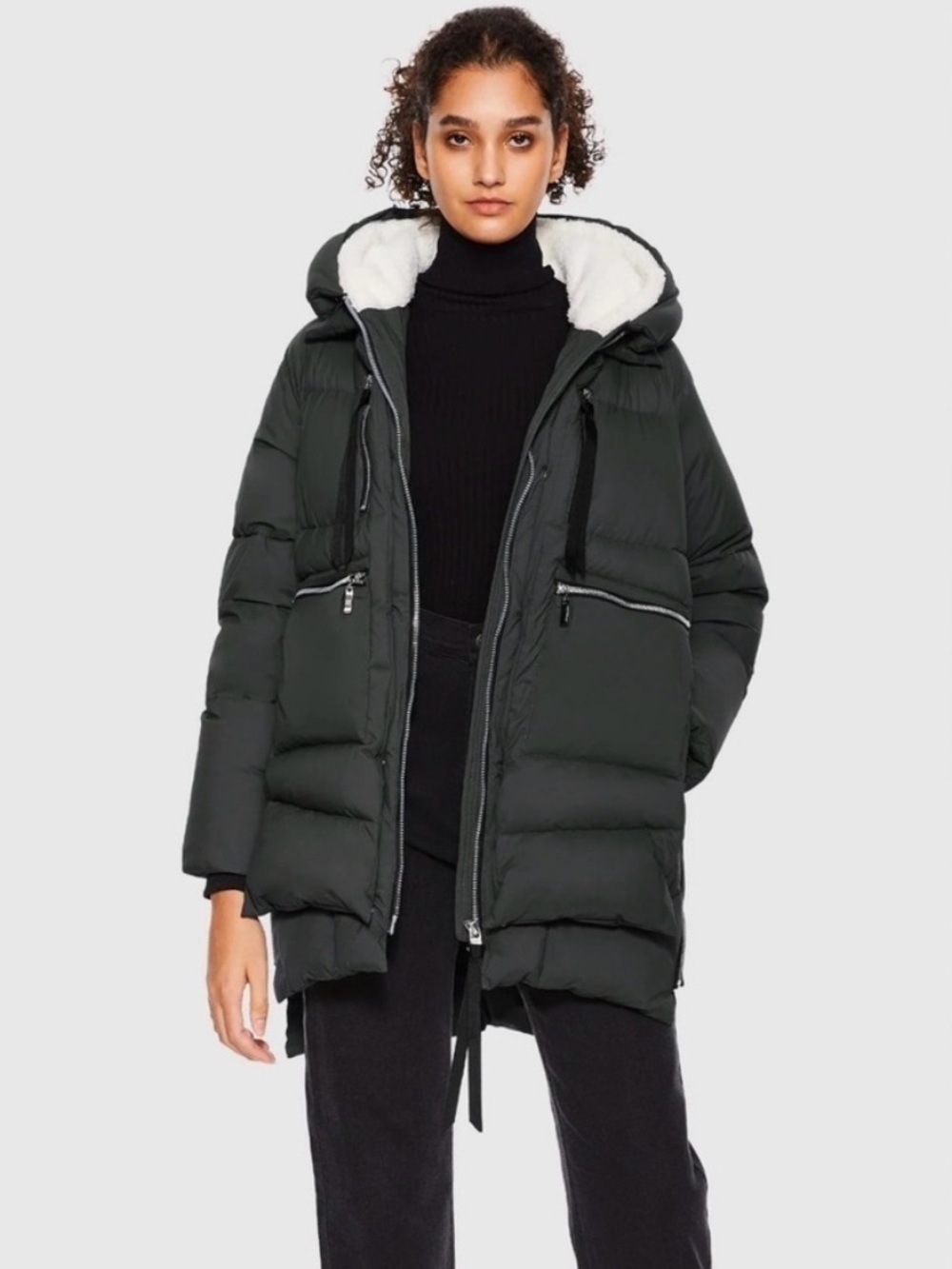 Orolay Black Jacket Size XXL